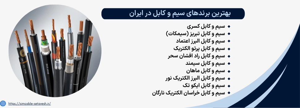 برندهای سیم و کابل در ایران